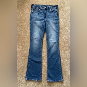 American Eagle Low Rise Kick Boot Jeans 6L